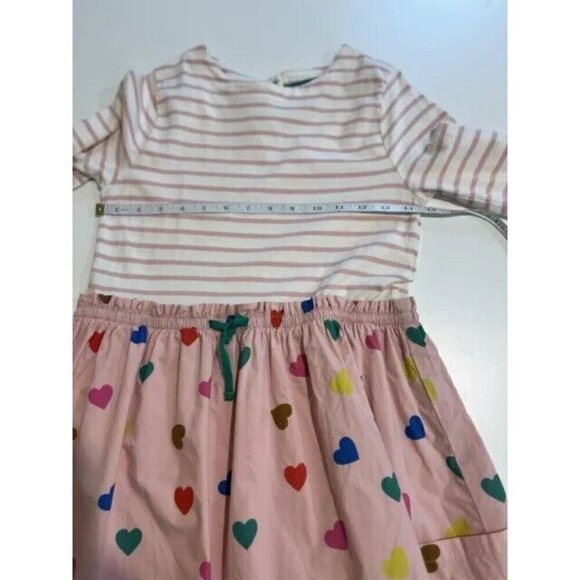 Mini Boden Kids Hotchpotch Dress Boto Pink Hearts Valentine’s Day Party 11-12Y - Picture 6 of 8